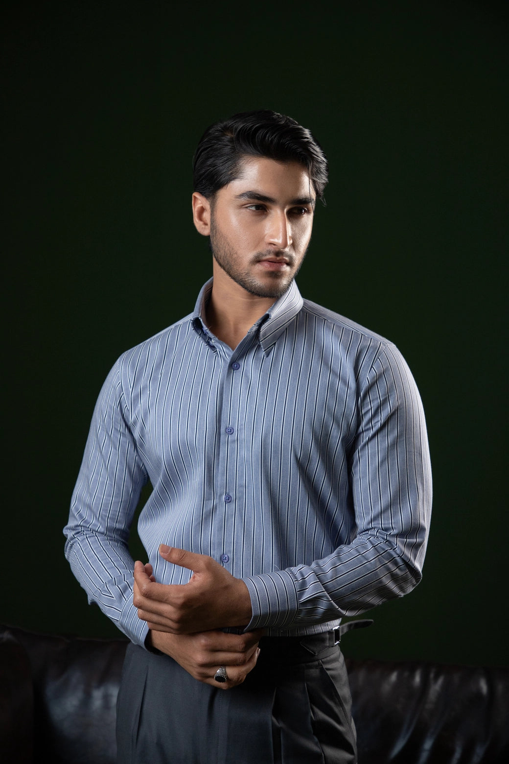 Imperial Stripes - Full Sleeve Formal Shirt
